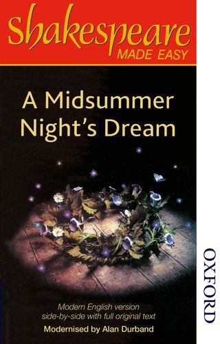 Alan Durband - A Midsummer Night's Dream: Original Text & Modern Verse (Shakespeare Made Easy Series) - Preis vom 13.10.2026 19:28:25 h