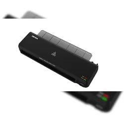 SIGMA Laminiergerät SL310, Kunststoff, bis DIN A3, Heiß- und Kaltlaminierung, schwarz