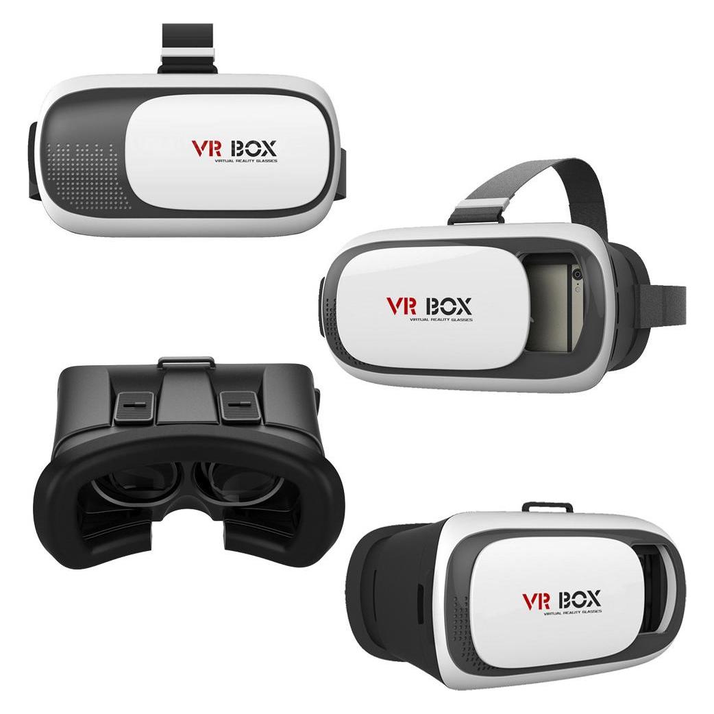 Aligator VR BOX2 Brille für Virtual Reality / weiss-grau (VRBOX2)