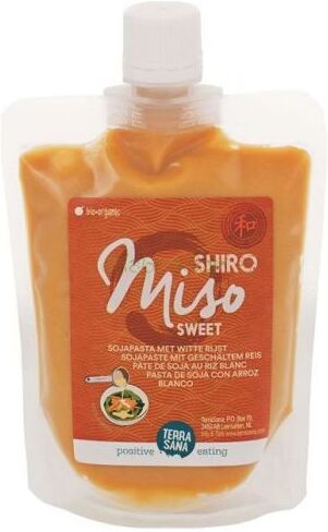 Terrasana Shiro Miso Dulce Pasta de soja en Bolsa con tapón