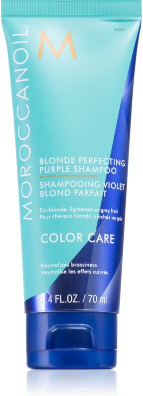 Moroccanoil Color Care shampoing tonifiant violet pour cheveux blonds 70 ml
