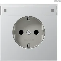 Jung SCHUKO-Steckdose aluminium AL1520 NA