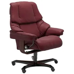 Stressless Bürostuhl Reno Office Leder Rot Batick Bordeaux