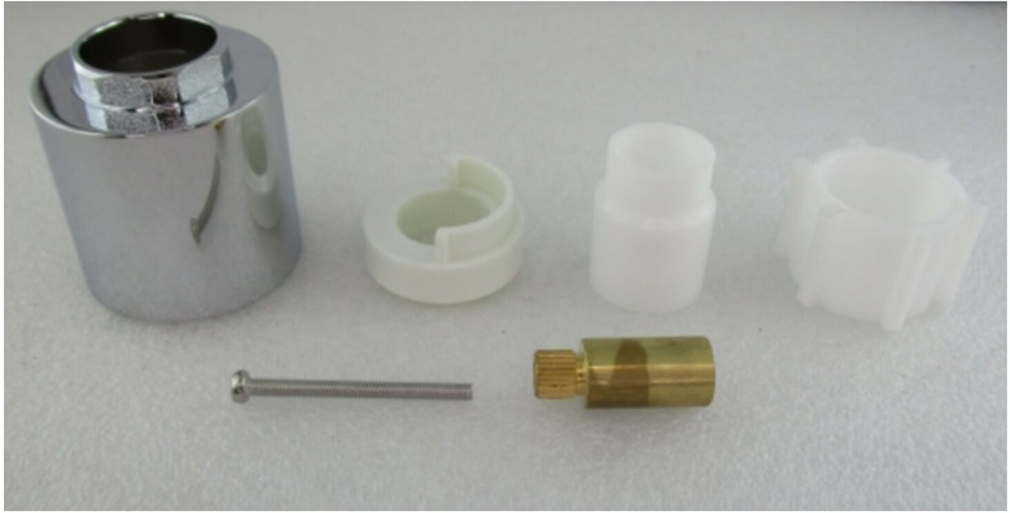 Steinberg replacement chrome sleeve for Pushtronic thermostat 099.4039
