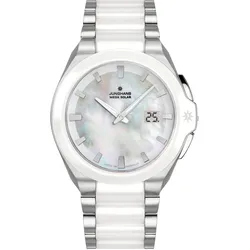 Junghans Spektrum Damen Funk Solar Keramik weiß Damenuhr 15/1601.44