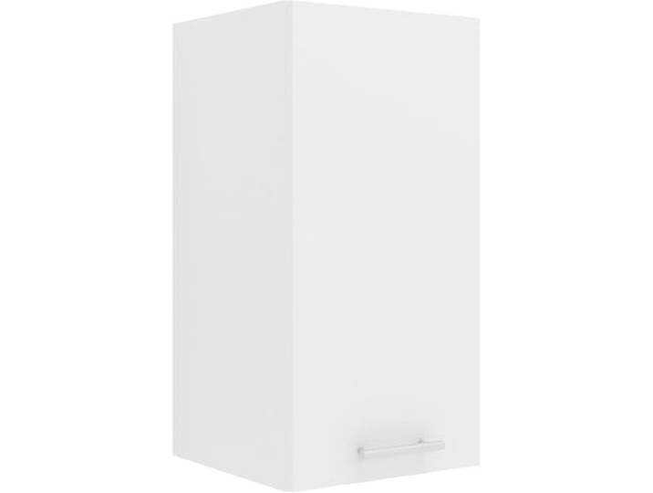 VCM Hängeschrank Weiß 30x31x60 cm 1 Tür 2 Fächer Wandschrank Wandmontage Wandhängender Stauraum für Geschirr und Vorräte - Küche oder Vorratsraum - für Familien - Holzwerkstoff