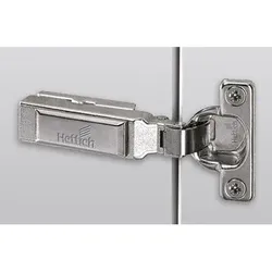 Möbel-Topfscharnier, Intermat 9924, 72959, 95°,Kröpf. 1mm, ZDG silber vernickelt - silber