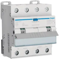 Hager, Schutzschalter, HAG ADX490D FI-LS 4P 10kA C-40A 30mA A