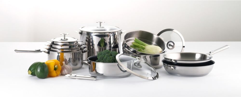 Cuisinox Sartén totalmente de acero inoxidable de 28 cm acero inoxydable acero