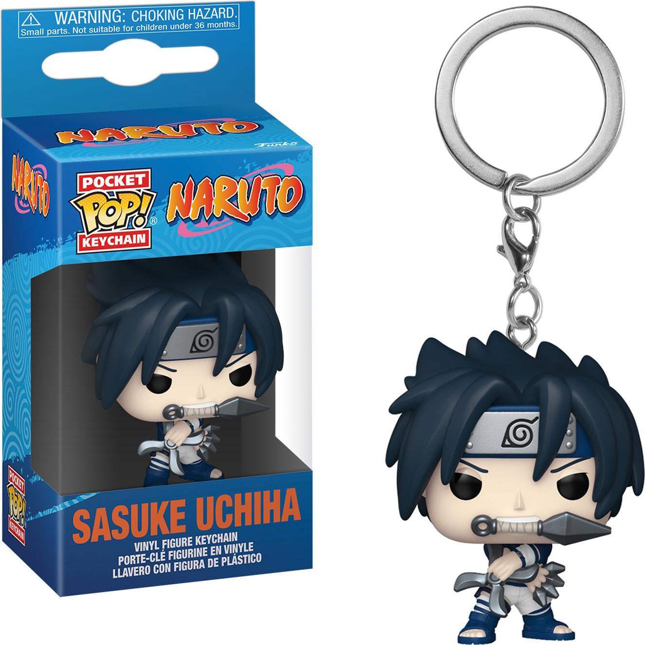 Funko Naruto Classic Sasuke Uchiha sleutelhanger Pocket POP!