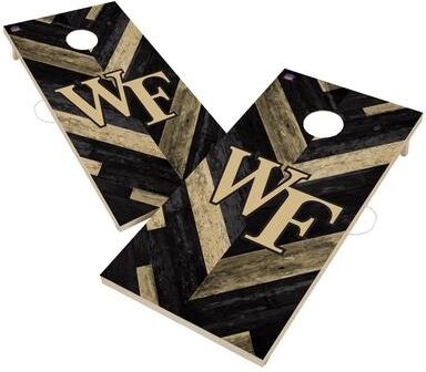 Skip's Garage Wake Forest Demon Deacons Regulation 2x4 Cornhole Boards - V6
