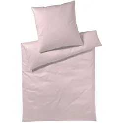 Elegante Mako-Satin Bettwäsche »Sister Stripe« Rose 3517-01 Kissen / 80x80 cm