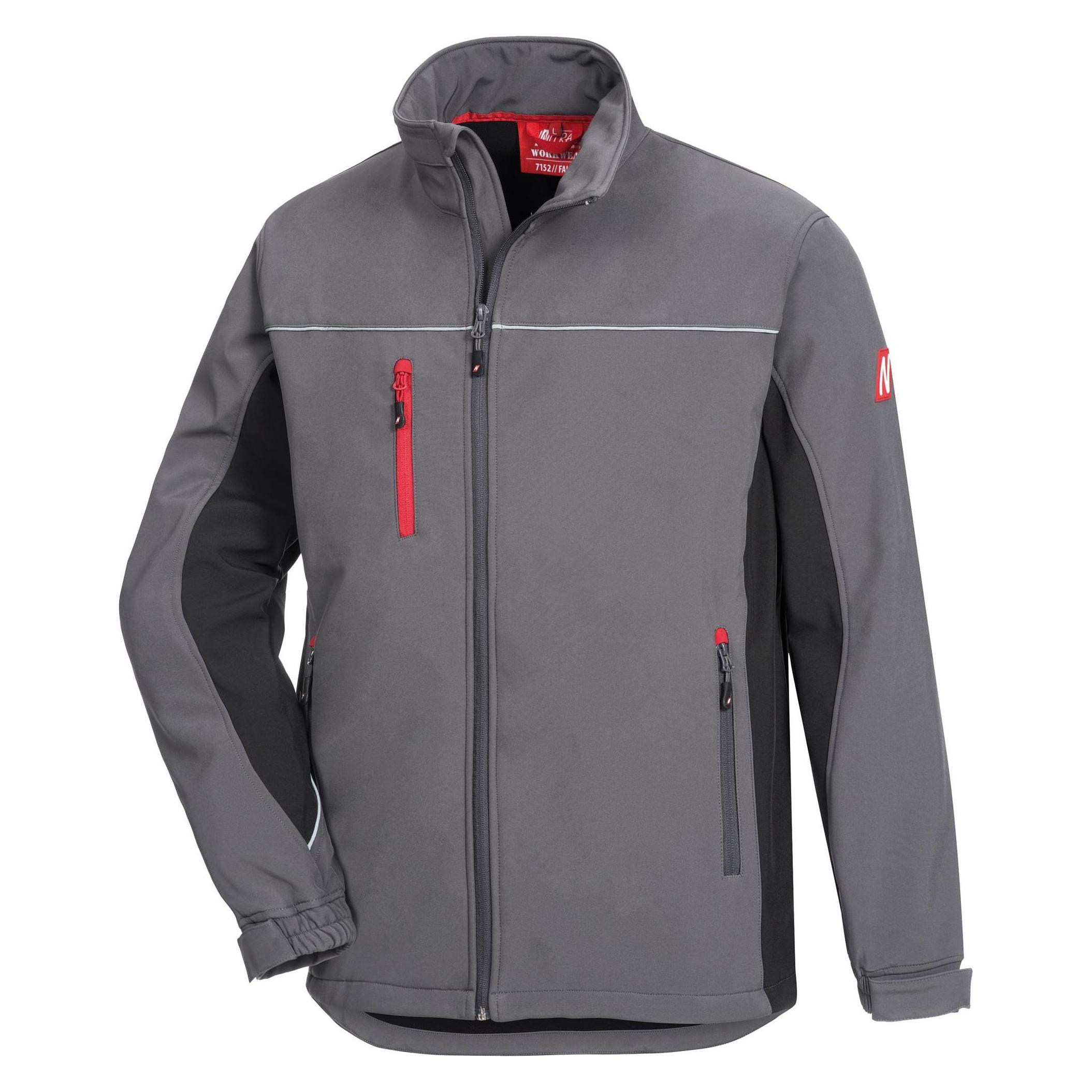 Nitras Herren Softshelljacke "MOTION TEX LIGHT" grau/schwarz Grösse XL (XL) (10016631275598)