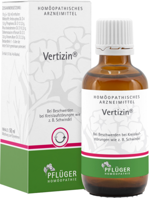Homöopathisches Laboratorium Alexander Pflüger GmbH & Co. KG VERTIZIN Tropfen 50 ml 04632530