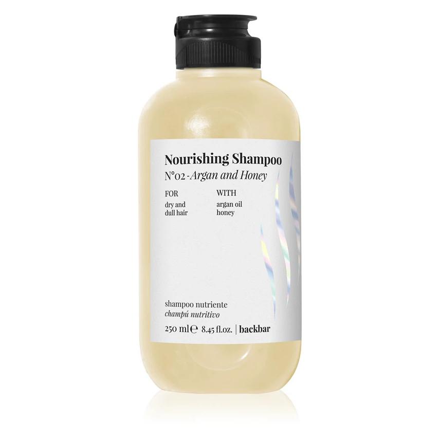 Farmavita BACK BAR nourishing shampoo no02-argan&honey 250 ml (Flüssiges Shampoo, 250 ml) (8022033107183)