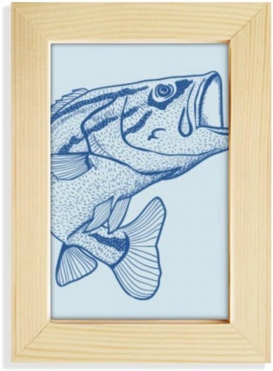 Houten fotolijst met acryl bescherming, multicolor, 5x7 inch