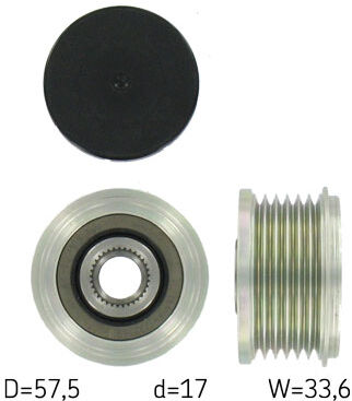 Skf Generatorfreilauf Vkm 03302 Für Volvo Land Rover