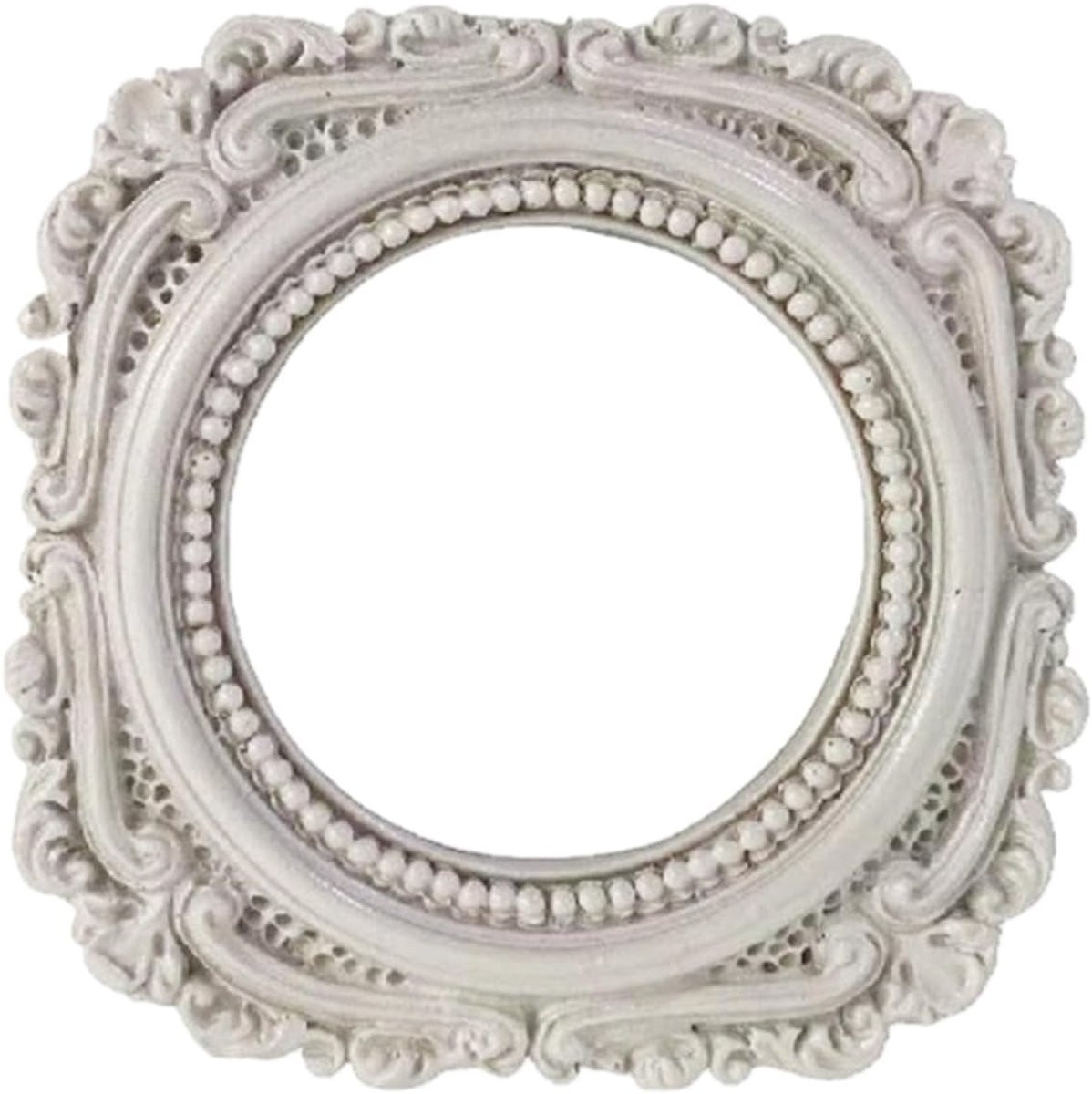 Decoratieve Fotolijst Wit - Hars Frame - Wanddecoratie met Uniek Ontwerp