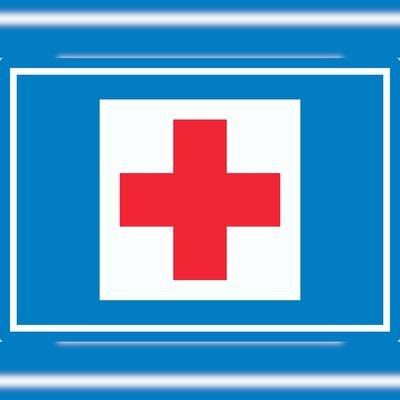 HB-Druck Richtzeichen Erste Hilfe Symbol Aufkleber A3 (297x420mm)