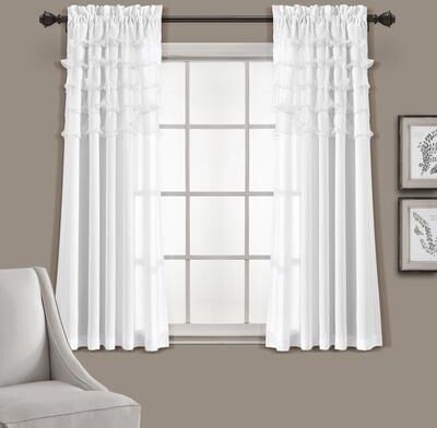 Lush Decor Avery Curtain Panel Pair