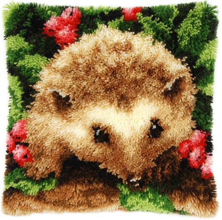 Knüpfkissen "Igel"