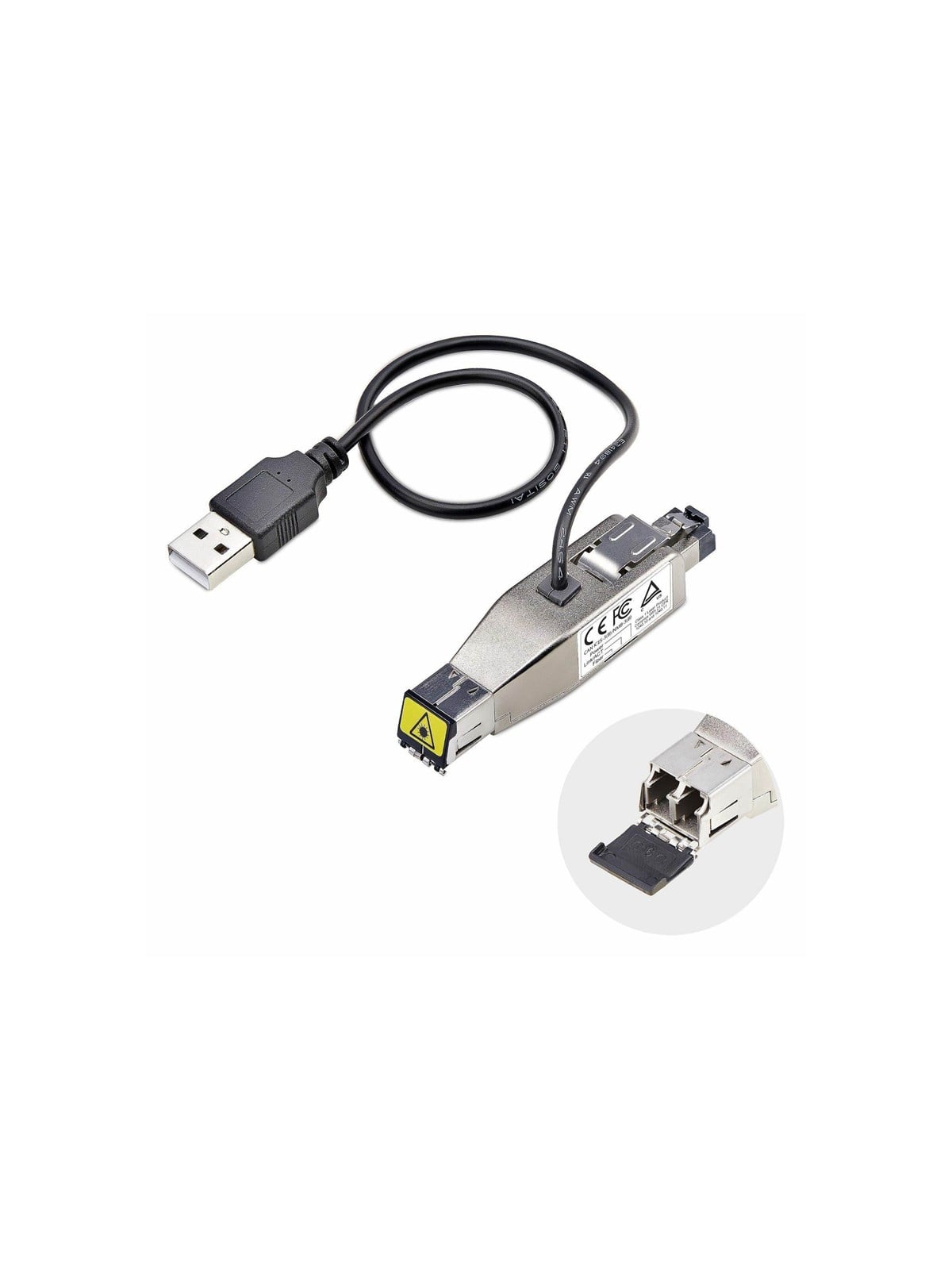 StarTech.com Gigabit Fiber to RJ45 Ethernet Media Converter Micro Mini - fibre media converter - 1GbE - TAA Compliant