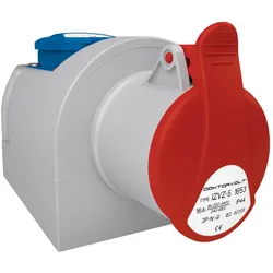 Kombi Wandsteckdose 16A/5-polig + 230V/16A IZVZ-S 1653 DV