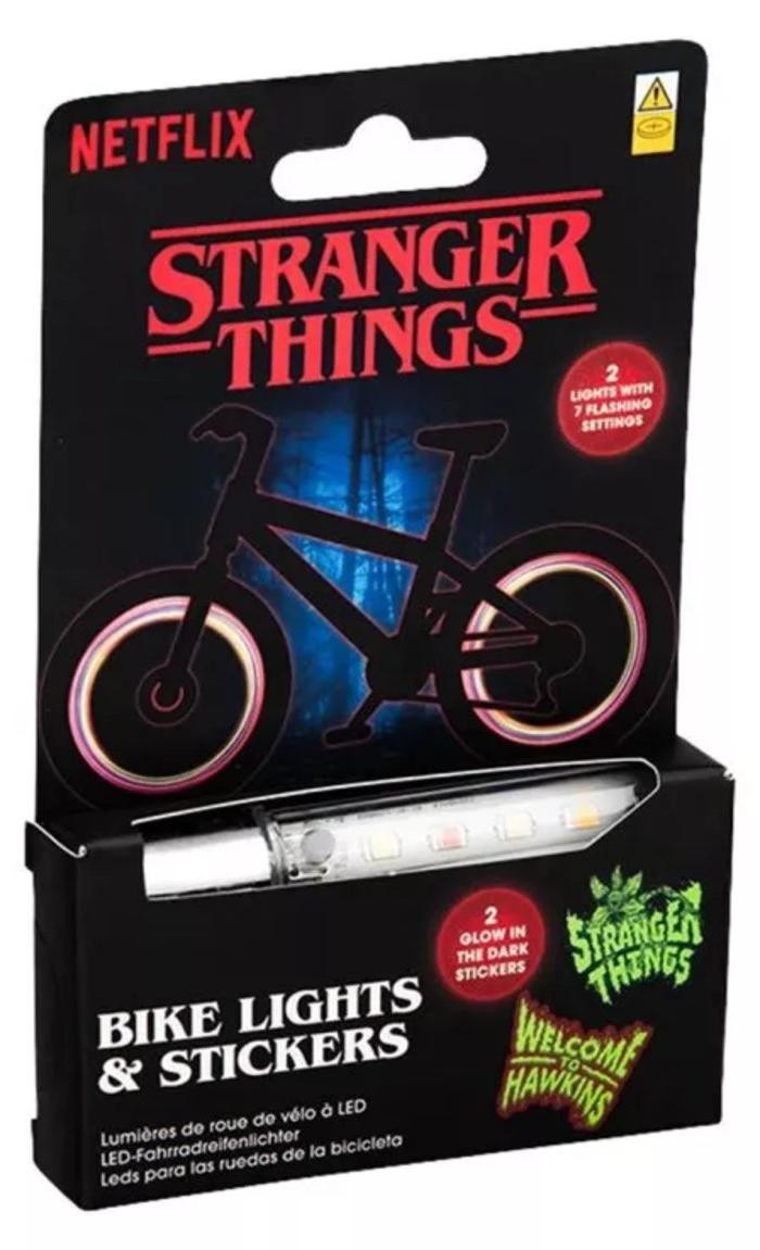 Paladone Stranger Things Fietsverlichting en Stickerset met 5 LED-lampjes