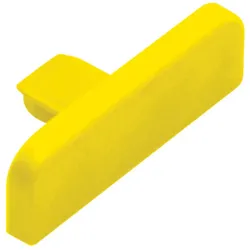 Schlüter Systems TREP-S/EK Zubehör für TREP-S/-S-E Endkappe PVC CG - Citrusgelb Breite: 26 mm