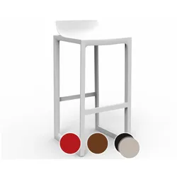 Vondom »WALL STREET« Barstuhl Basic matt / White