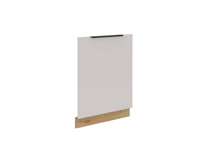 Kuechen-preisbombe Frontblende für vollintegrierten Geschirrspüler 60 cm Küche Solano Kaschmir beige matt + Eiche Artisan matt Küchenzeile Küchenblock Einbauküche