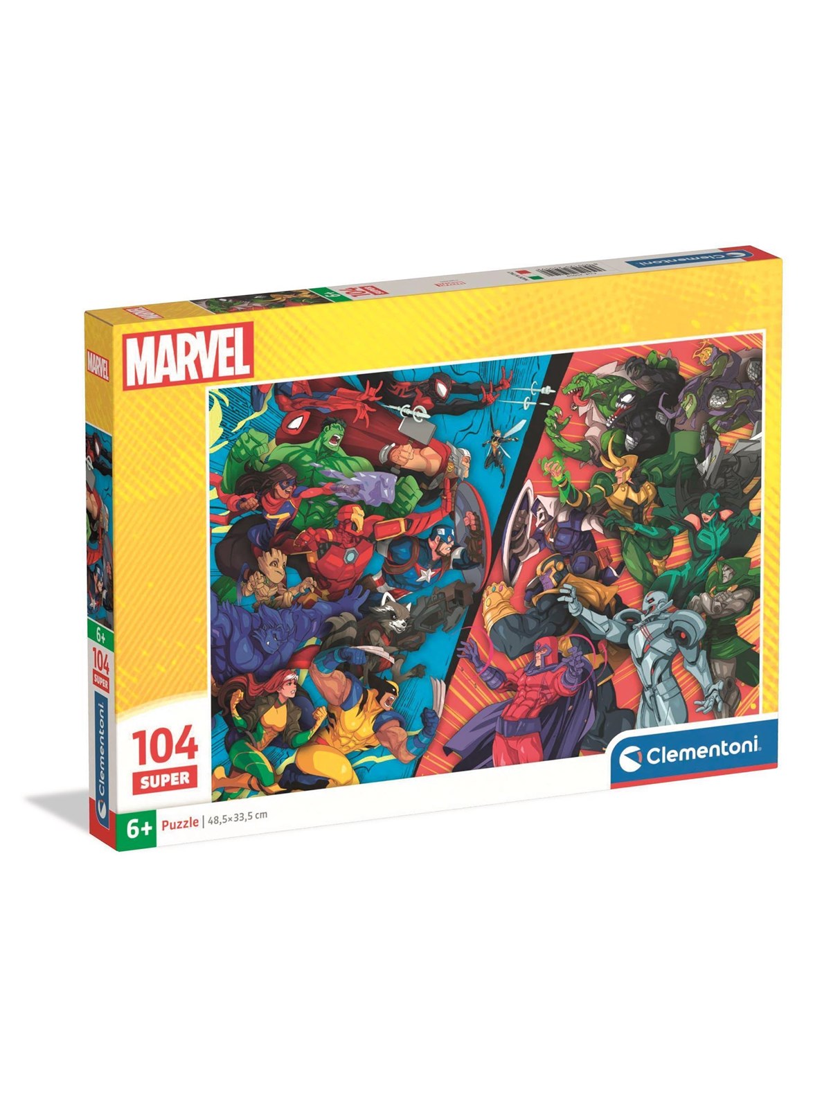 Clementoni Puzzle Super Marvel Heroes Vs Villains 104 pieces 2D Puzzles