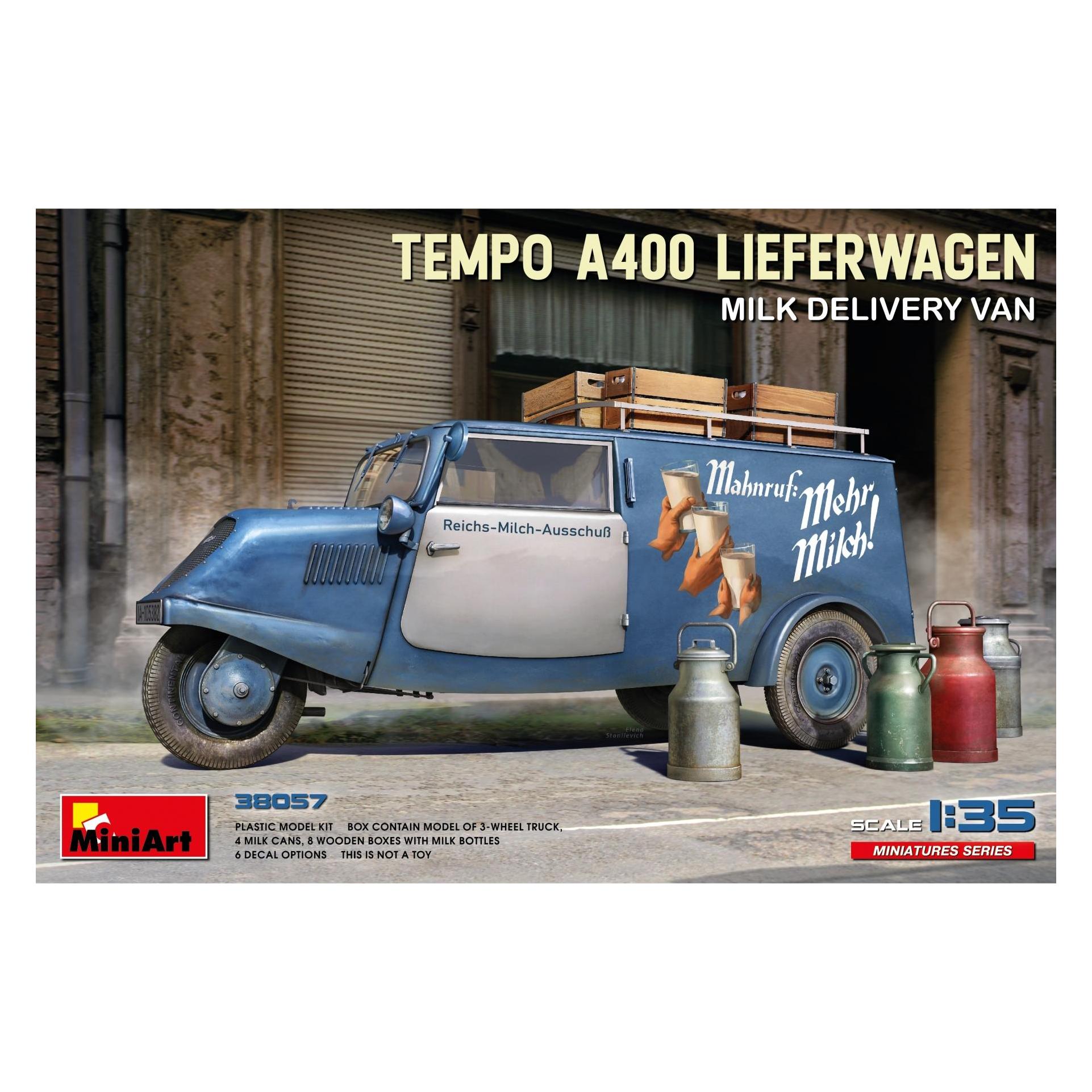 Other 1:35 Tempo A400 Lieferwagen Milch (550038057)