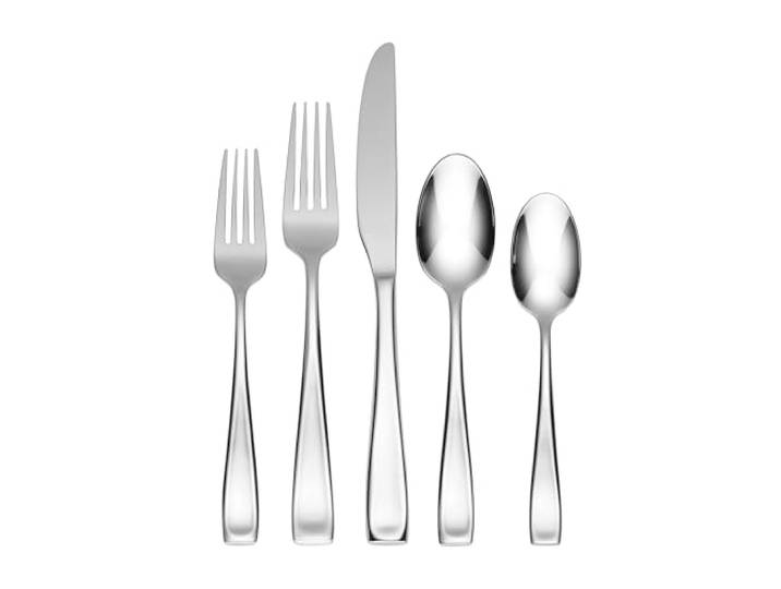 Oneida T711065DL20 Moda 65-teiliges feines Besteck-Set, Service für 12 Personen