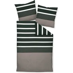 Bettwäsche J. D. Mako-Satin ( 240x220 cm, mit 2 Kissen) - 200x200 cm, mit 2 Kissen