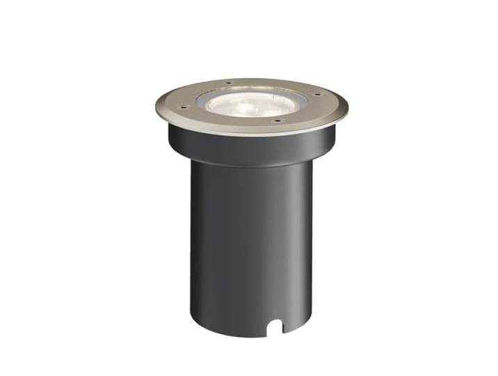 LED Spot encastrable dans le sol AVA (Moderne) en Gris (à 3 lampes\,)\, Luminaire d’extérieur pour jardin la terrasse balcon & maison