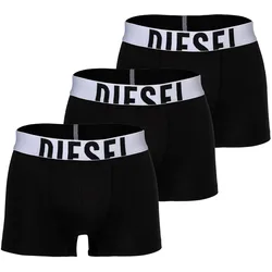 DIESEL Herren Boxershorts, 3er Pack - DAMIEN-D-POP, Trunks, Cotton Stretch Schwarz / M