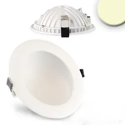 ISOLED LED Einbau-Downlight LUNA, indirektes Licht, IP20, nicht dimmbar, weiß, 12W 2700K 675lm 120° ISO-112429