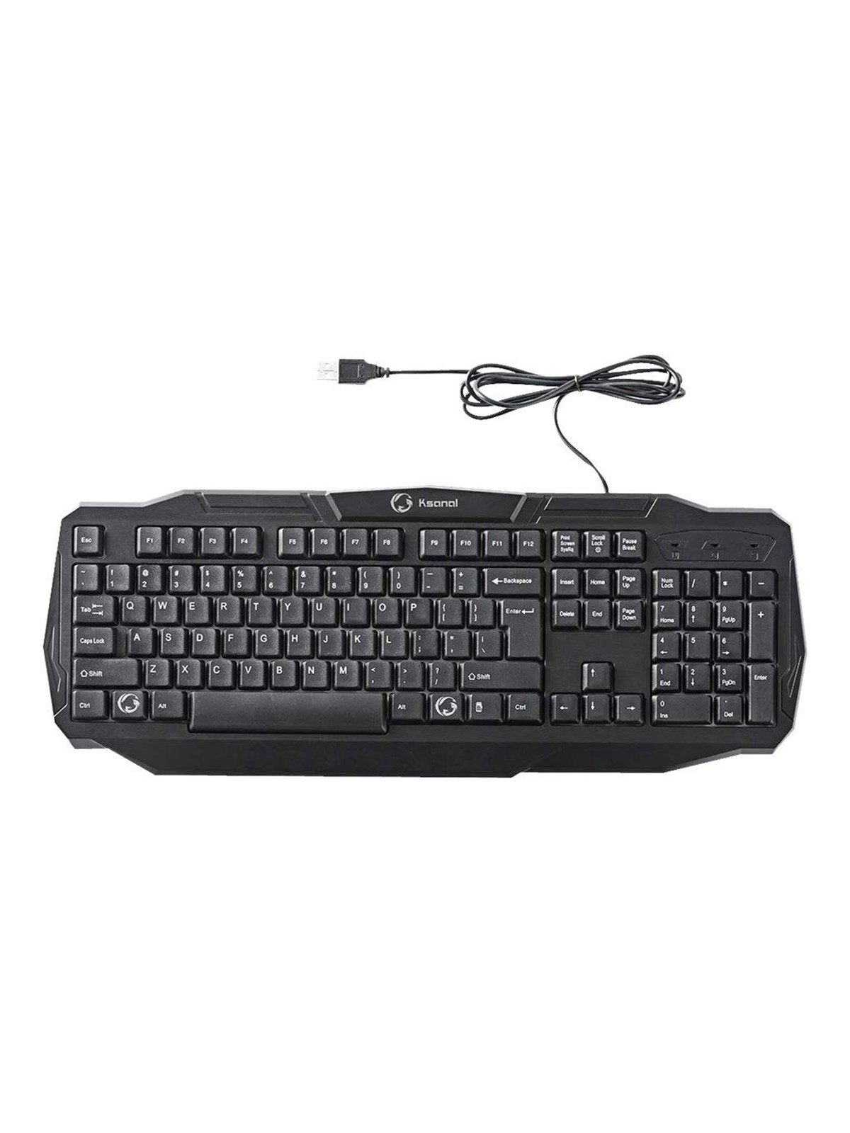 Nedis Gaming - Gaming Tastatur - Universal - Schwarz