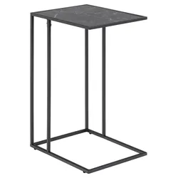 Ebuy24 Infinity Ecktisch Marmor Dekor schwarz.
