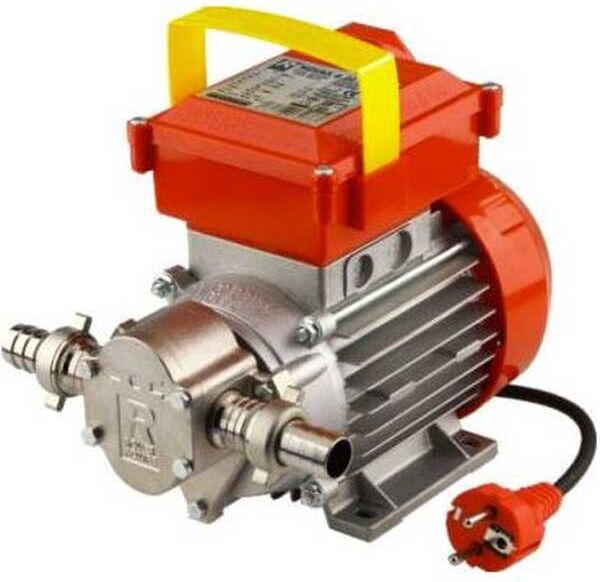 Rover Pompe Rover Novax G 20  Elektrische Umfüllpumpe für Öl mit Zahnrad aus oxidationsbeständiger Legierung  0,8 PS