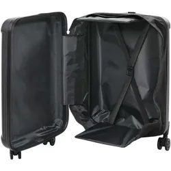 vidaXL Cabelar, Koffer, Schwarz