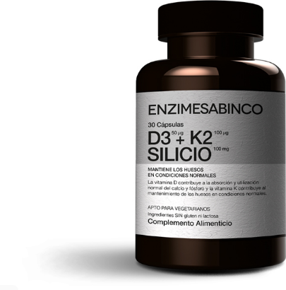 Enzime Sabinco Dietary Supplement D3+K2+Silicon 30 capsules