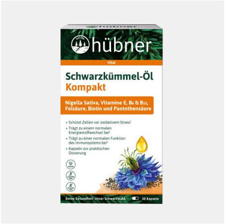 HUBNER COMINHOS NEGROS (SCHWARZKUMMEL-OL KOMPAKT) 30 CAPS
