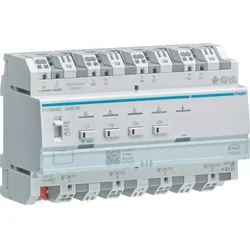 Hager TYAS664AN Universal-Dimmaktor 4-fach KNX Secure, 4x300W, ESL/LED, kombinierbar