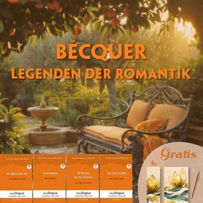 Bécquers Legenden der Romantik (4 Bücher + Audio-Online + exklusive Extras) - Frank-Lesemethode, Set von Gustavo Adolfo Becquer, EasyOriginal Verlag,