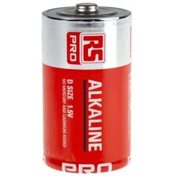 RS PRO LR20 Alkali D Batterien, 16Ah mit Flachansc (20 Stk., D, 16000 mAh), Batterien + Akkus