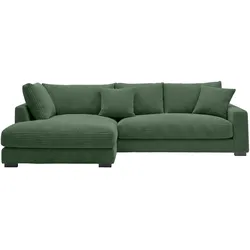 Ecksofa Pedro Dunkelgrün
