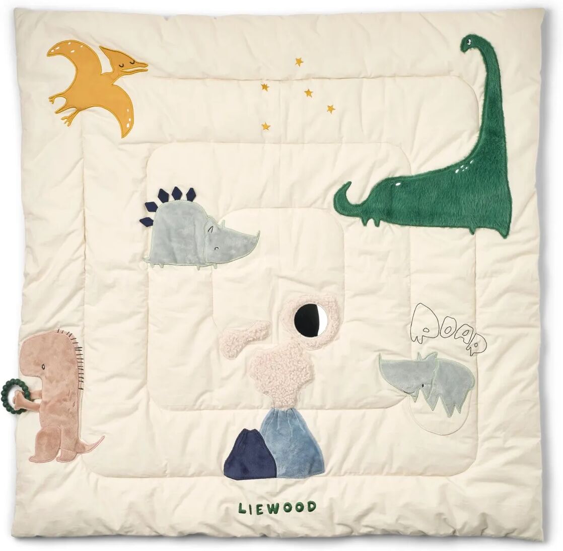 Liewood Tapis d'éveil Bernet Dino Dino roar/Sandy taille unique