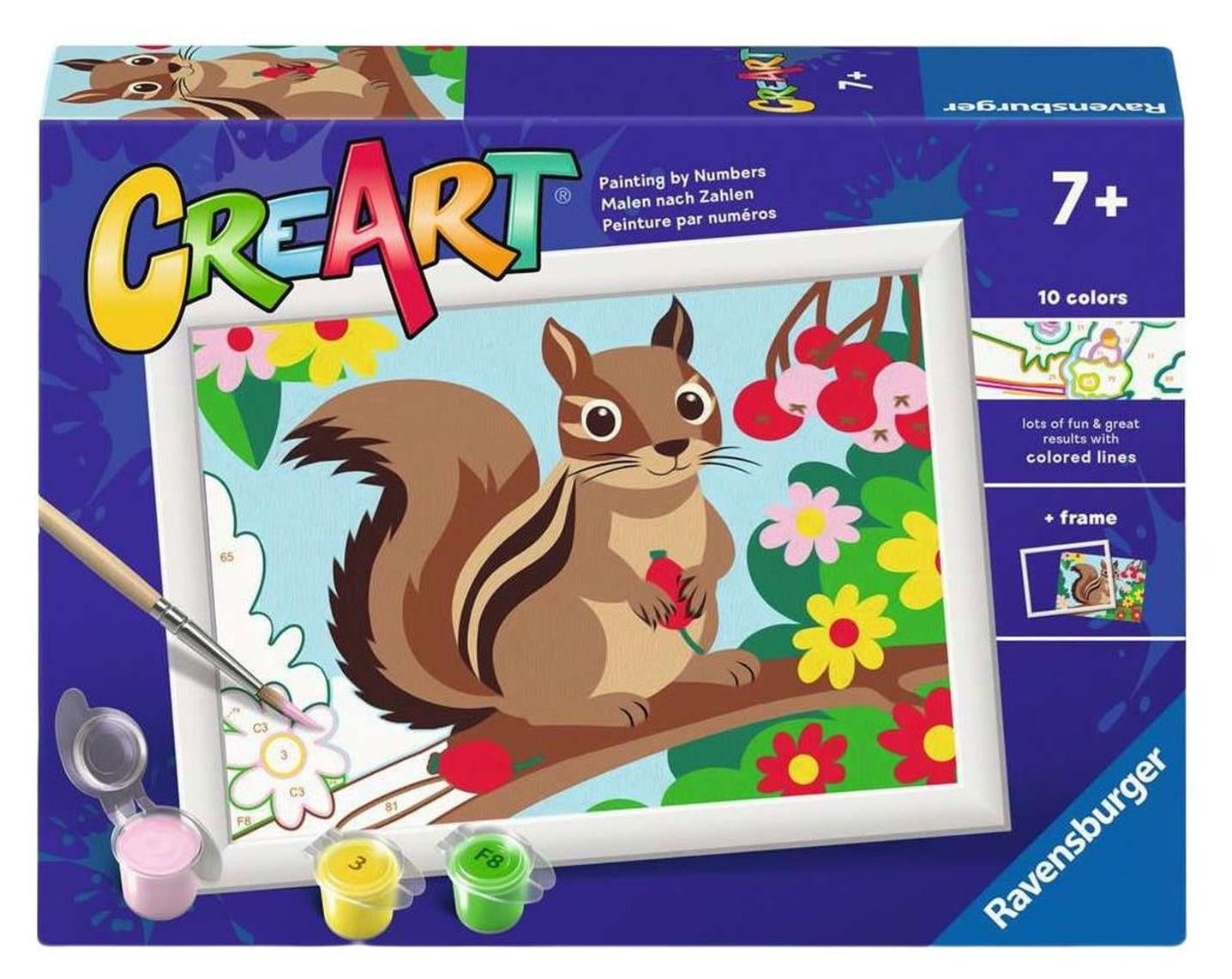 Ravensburger Schilderen op Nummer Set - Eekhoorn Schilderset